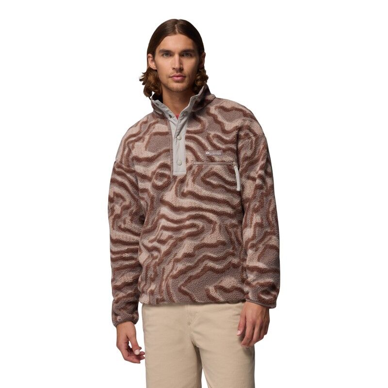 Helvetia II Printed Half Snap Fleece - Fleecejakke - Herrer