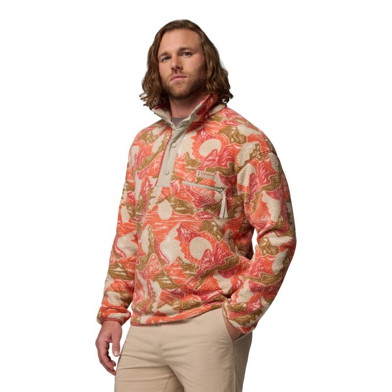 Columbia Helvetia II Printed Half Snap Fleece - Fleecejacke - Herren | Hardloop