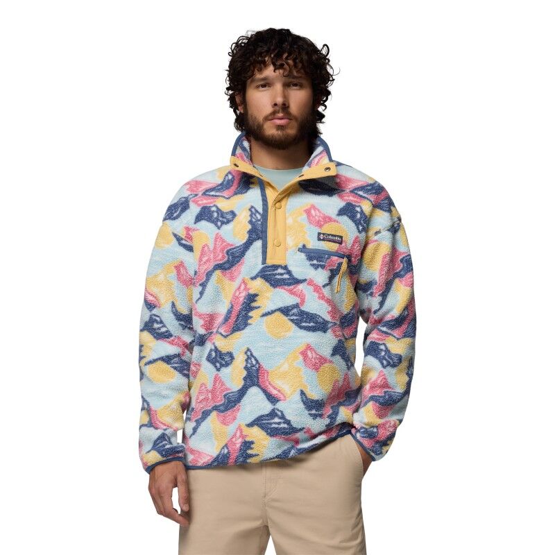 Helvetia II Printed Half Snap Fleece - Bluza polarowa meska