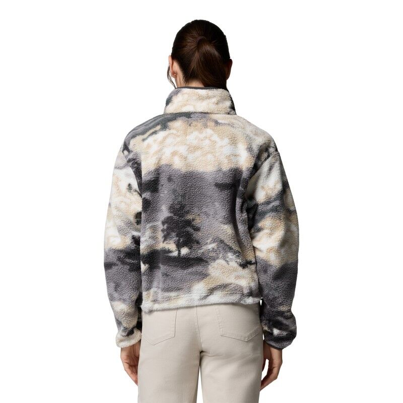 Columbia Helvetia II Printed Cropped Half Snap - Fleecetröjor - Dam | Hardloop