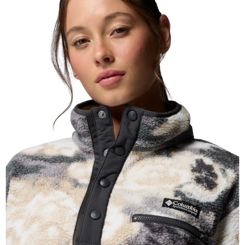 Columbia Helvetia II Printed Cropped Half Snap - Fleecetröjor - Dam | Hardloop