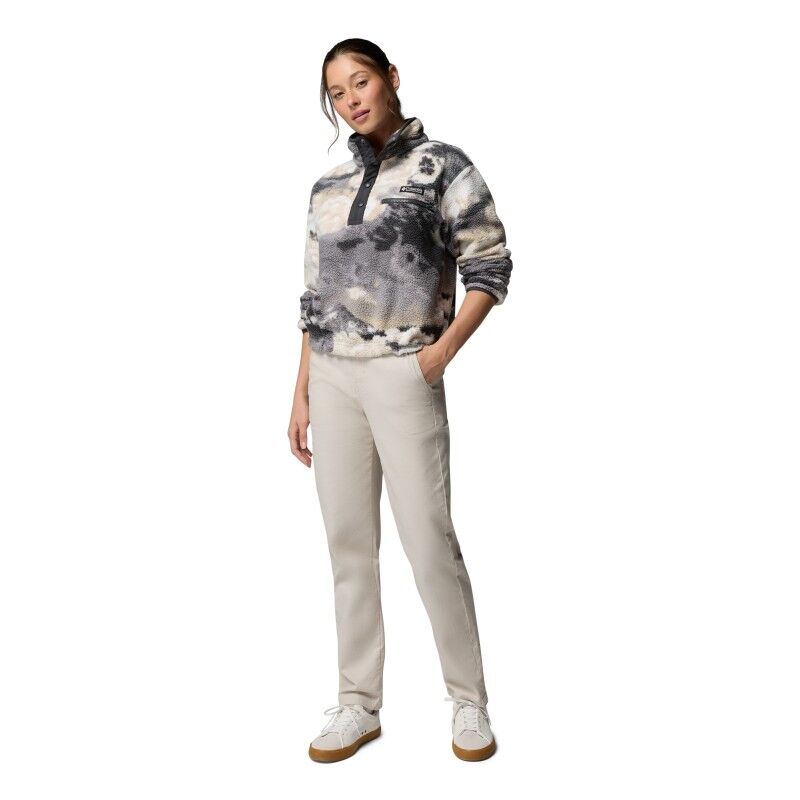 Columbia Helvetia II Printed Cropped Half Snap - Fleecetröjor - Dam | Hardloop