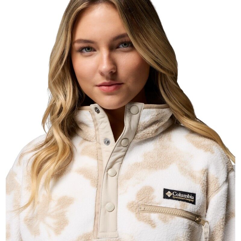 Columbia Helvetia II Printed Cropped Half Snap - Fleecetakki - Naiset | Hardloop