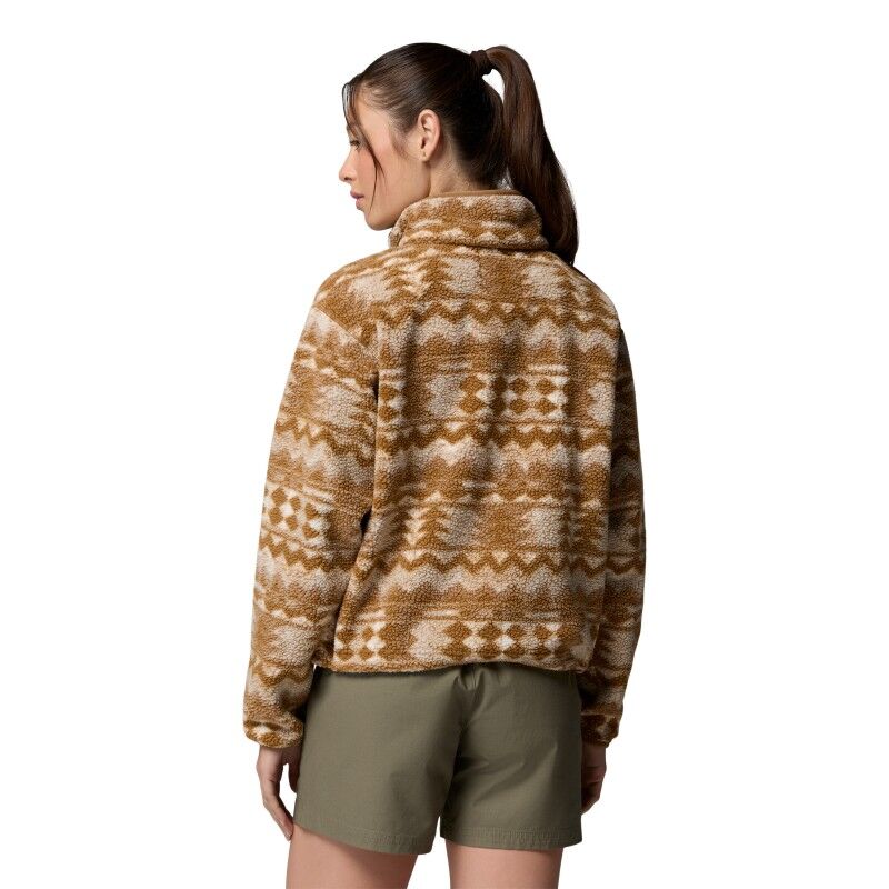 Columbia Helvetia II Printed Cropped Half Snap - Fleecetröjor - Dam | Hardloop