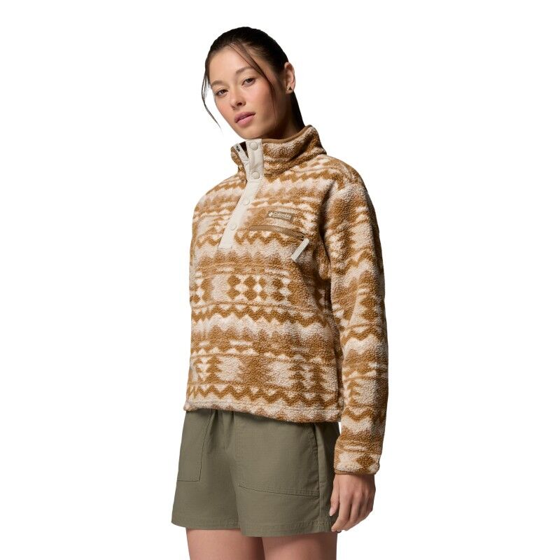 Columbia Helvetia II Printed Cropped Half Snap - Fleecejacke - Damen | Hardloop