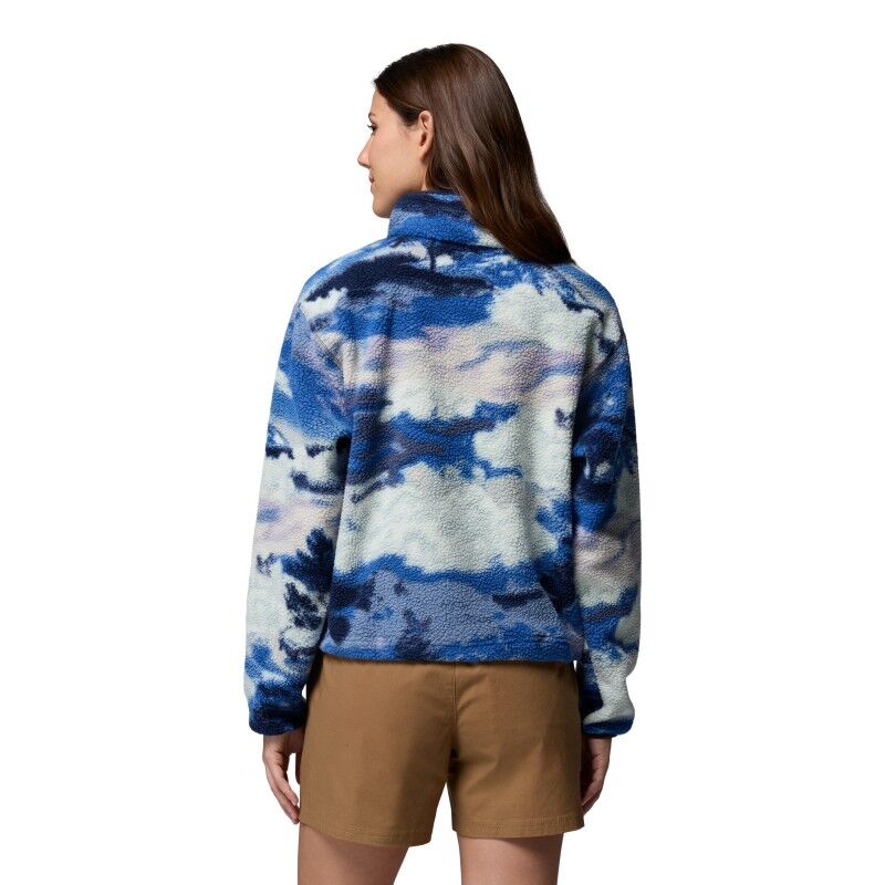 Columbia Helvetia II Printed Cropped Half Snap - Bluza polarowa damska | Hardloop
