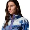 Columbia Helvetia II Printed Cropped Half Snap - Bluza polarowa damska | Hardloop