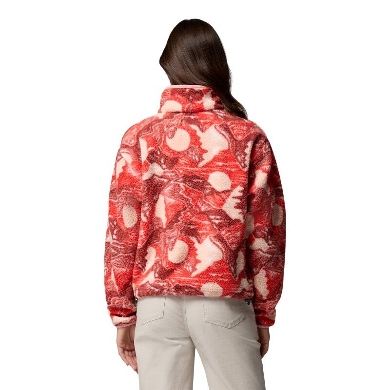 Columbia Helvetia II Printed Cropped Half Snap - Polaire femme | Hardloop