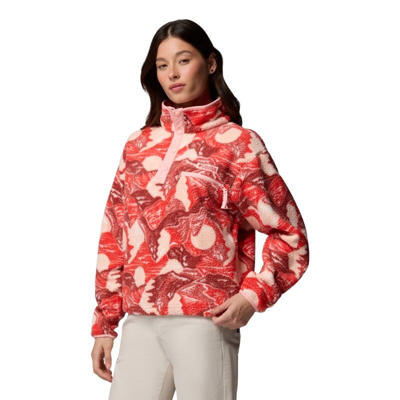 Columbia Helvetia II Printed Cropped Half Snap - Polaire femme | Hardloop