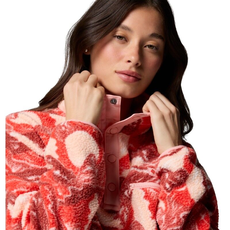 Columbia Helvetia II Printed Cropped Half Snap - Polaire femme | Hardloop