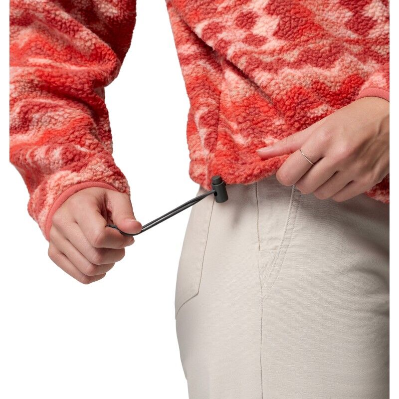 Columbia Helvetia II Printed Cropped Half Snap - Fleecejacke - Damen | Hardloop