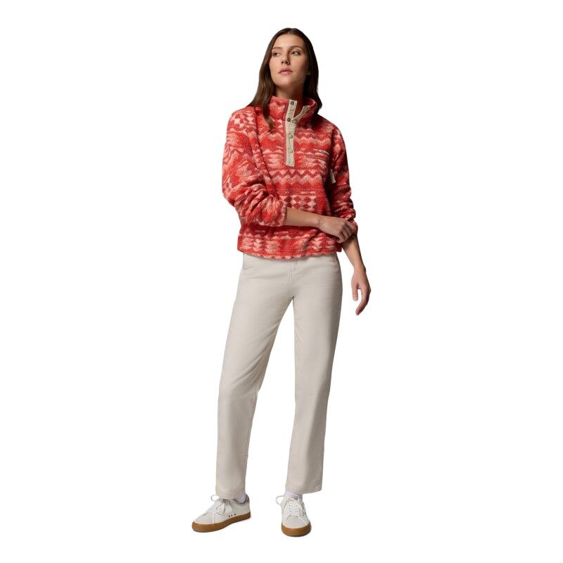 Columbia Helvetia II Printed Cropped Half Snap - Fleecejacke - Damen | Hardloop