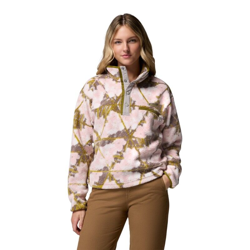 Helvetia II Printed Cropped Half Snap - Fleece jacket - Women's