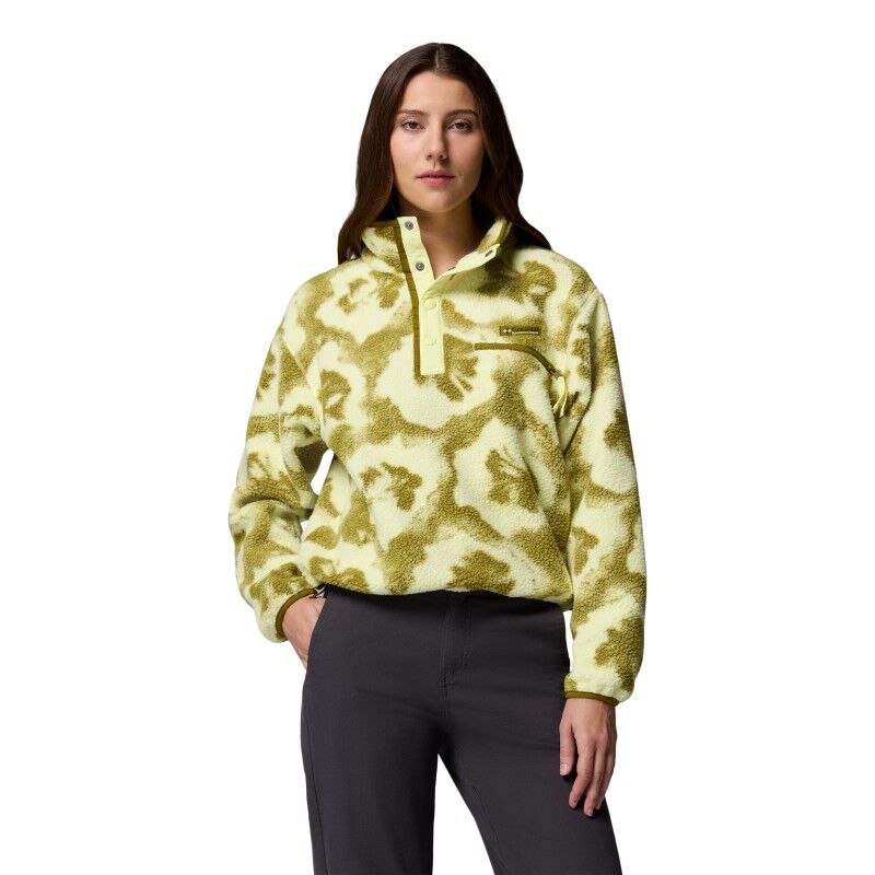 Helvetia II Printed Cropped Half Snap - Forro polar - Mujer