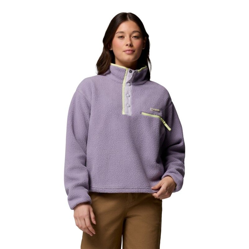 Helvetia II Cropped Half Snap Fleece - Polar mulher