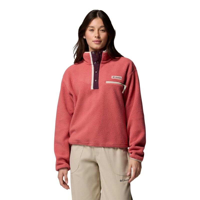 Helvetia II Cropped Half Snap Fleece - Dámská fleesová mikina