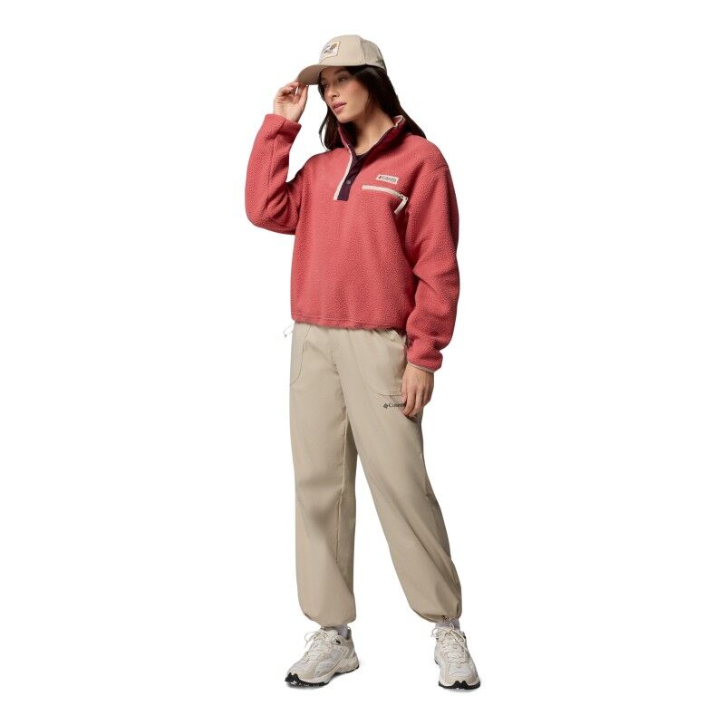 Columbia Helvetia II Cropped Half Snap Fleece - Fleecejacke - Damen | Hardloop