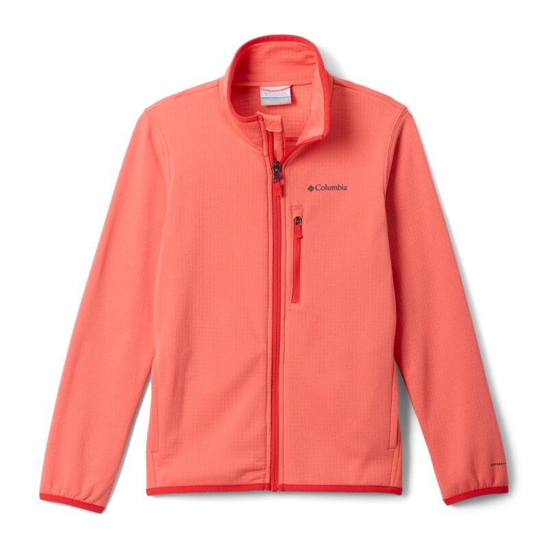 Essential Hike Grid Fleece Full Zip Jacket - Giacca in pile - Bambino