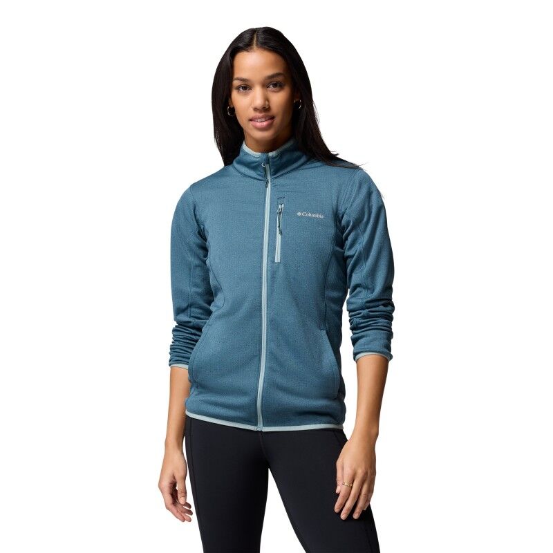 Essential Hike Grid Fleece Full Zip Jacket - Bluza polarowa damska