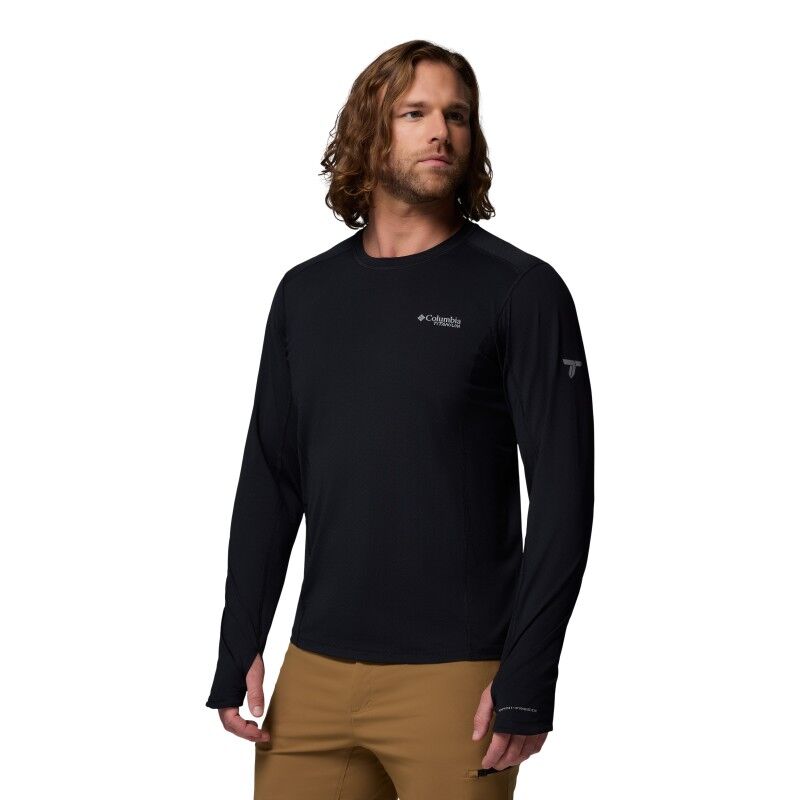Columbia Diamond Peak Pro LS Crew Tee - T-shirt - Heren | Hardloop