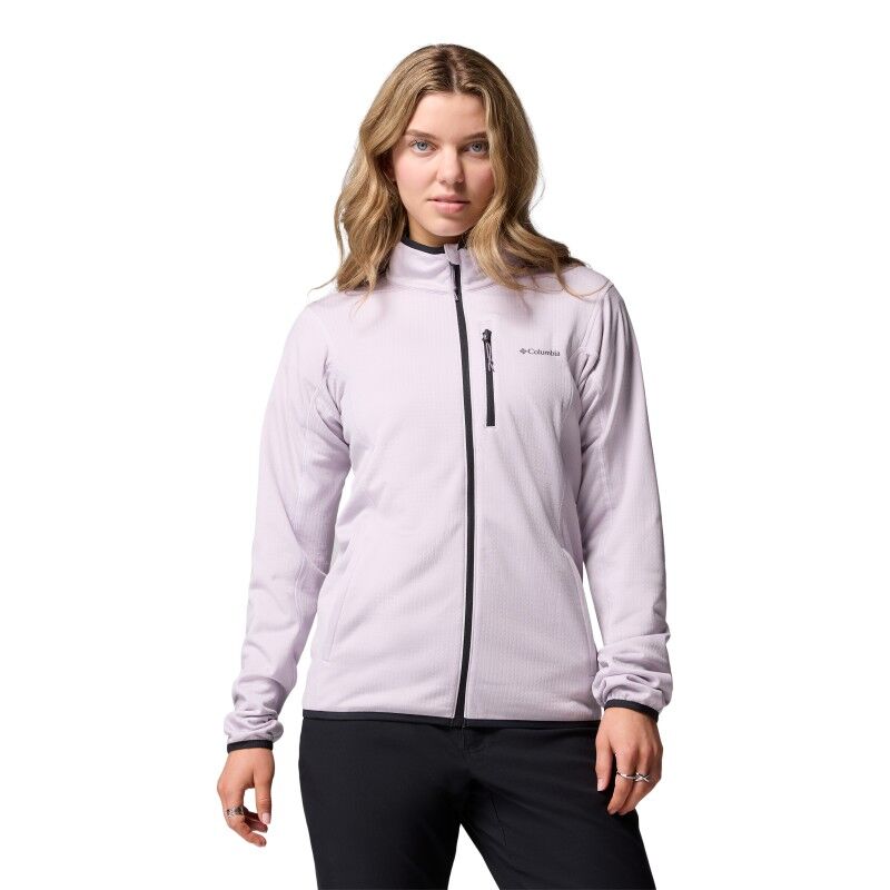 Essential Hike Grid Fleece Full Zip Jacket - Fleecejakke - Damer