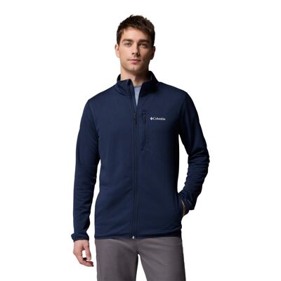 Essential Hike Grid Fleece Full Zip Jacket - Fleecetröjor - Herr