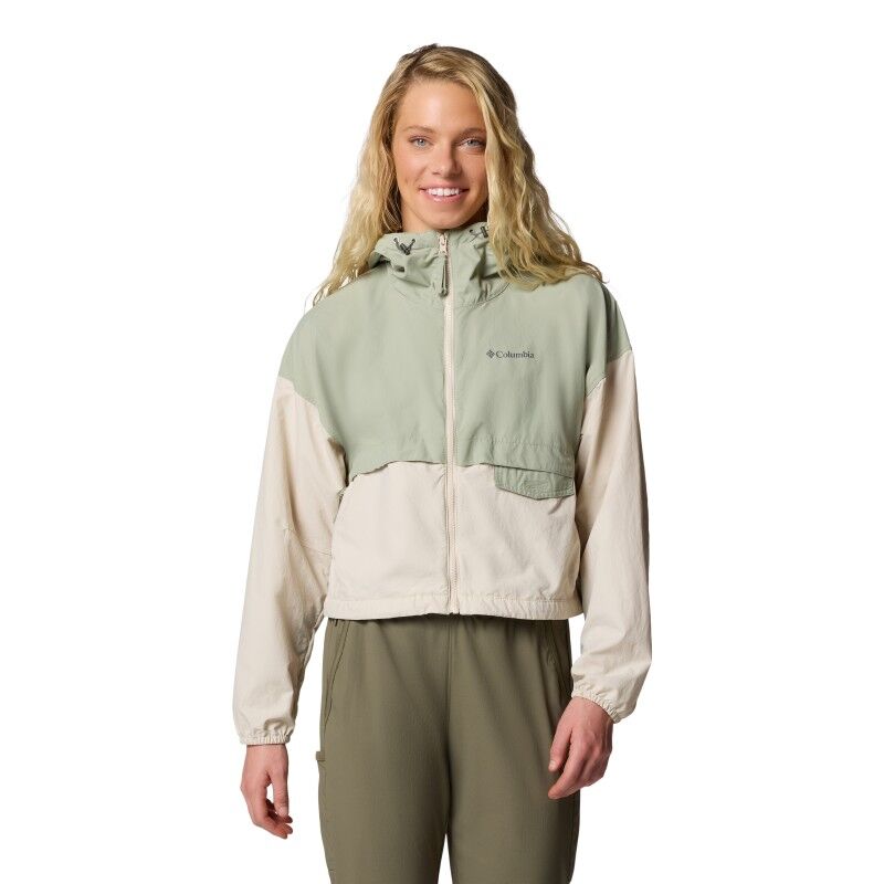 Spire Valley Cropped Windbreaker Jacket - Kurtka wiatrówka damska