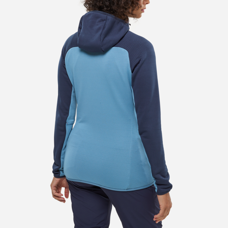 Millet Fusion Grid Hoodie - Forro polar - Mujer