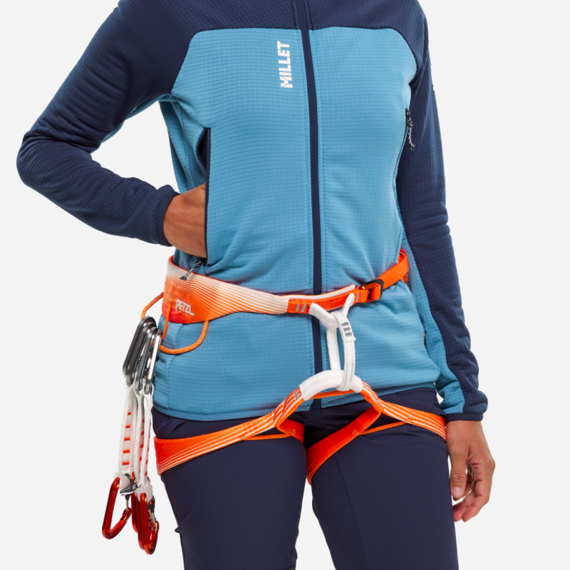 Millet Fusion Grid Hoodie - Forro polar - Mujer