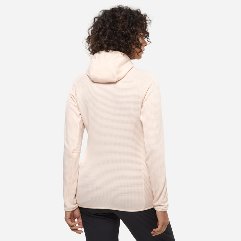 Millet Fusion Grid Hoodie - Fleecetakki - Naiset