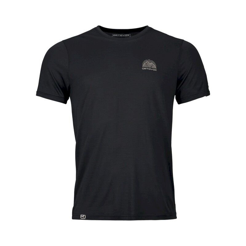 120 Cool Tec Mountain Stripe TS - Merinoshirt - Heren