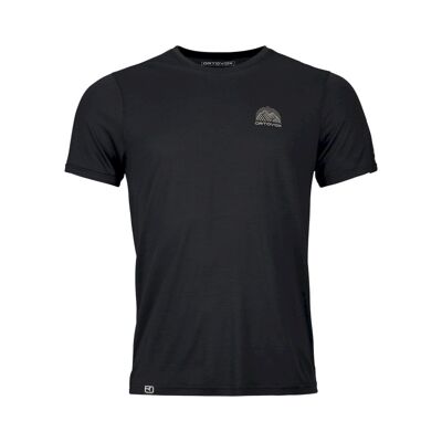 120 Cool Tec Mountain Stripe TS - Merinoshirt - Herren