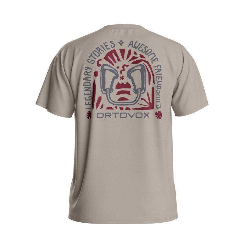 Ortovox 150 Cool Climbing Vibes TS - Merinoshirt - Heren | Hardloop