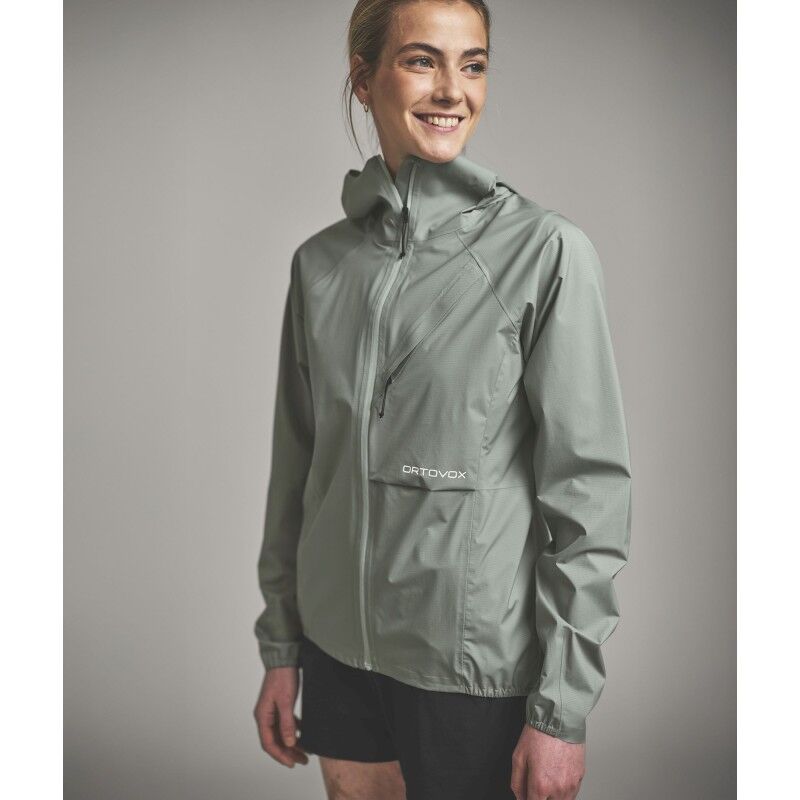 Ortovox Trace 2.5L Jacket - Dámská nepromokavá bunda | Hardloop