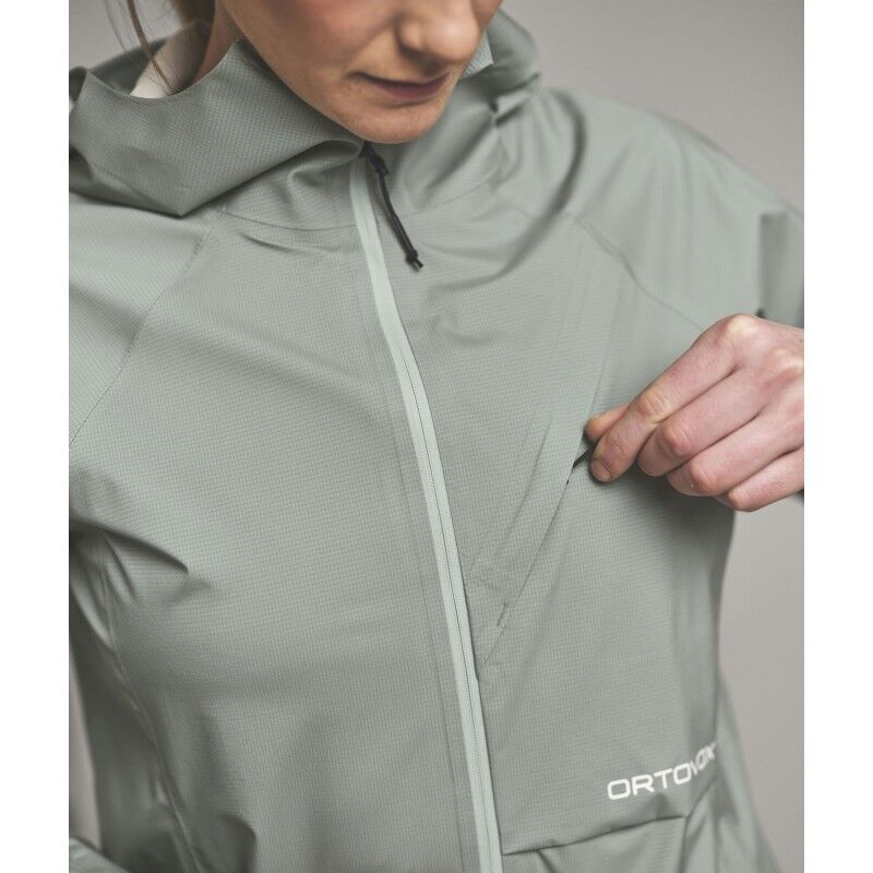 Ortovox Trace 2.5L Jacket - Dámská nepromokavá bunda | Hardloop