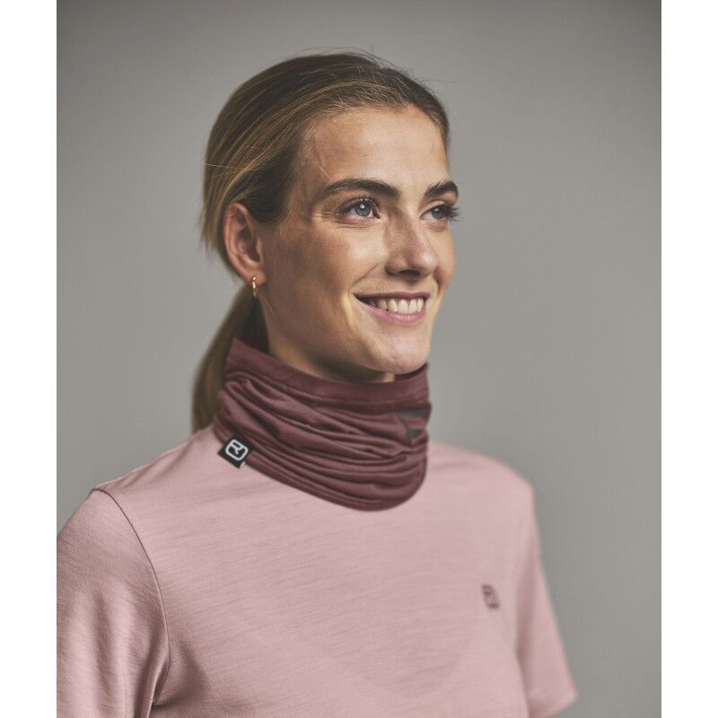 Ortovox 120 Cool Tec Logo Neckwarmer - Merino wollen Sjaal | Hardloop