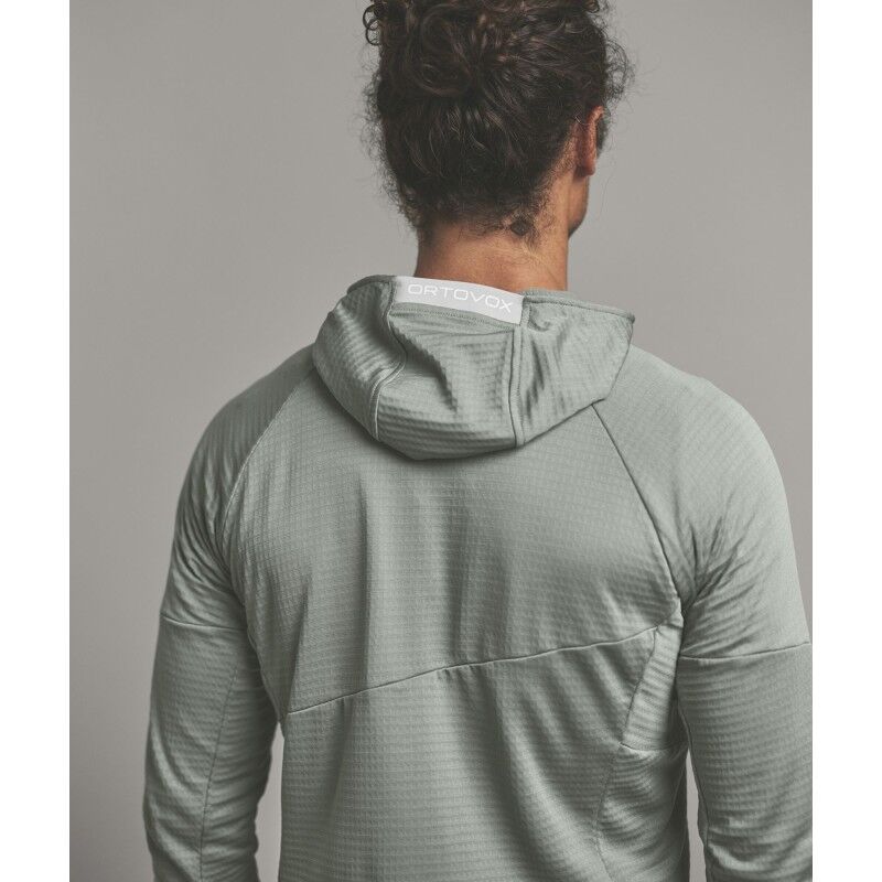 Ortovox Fleece Light Grid Hoody - Merino Fleece jacket - Men's | Hardloop