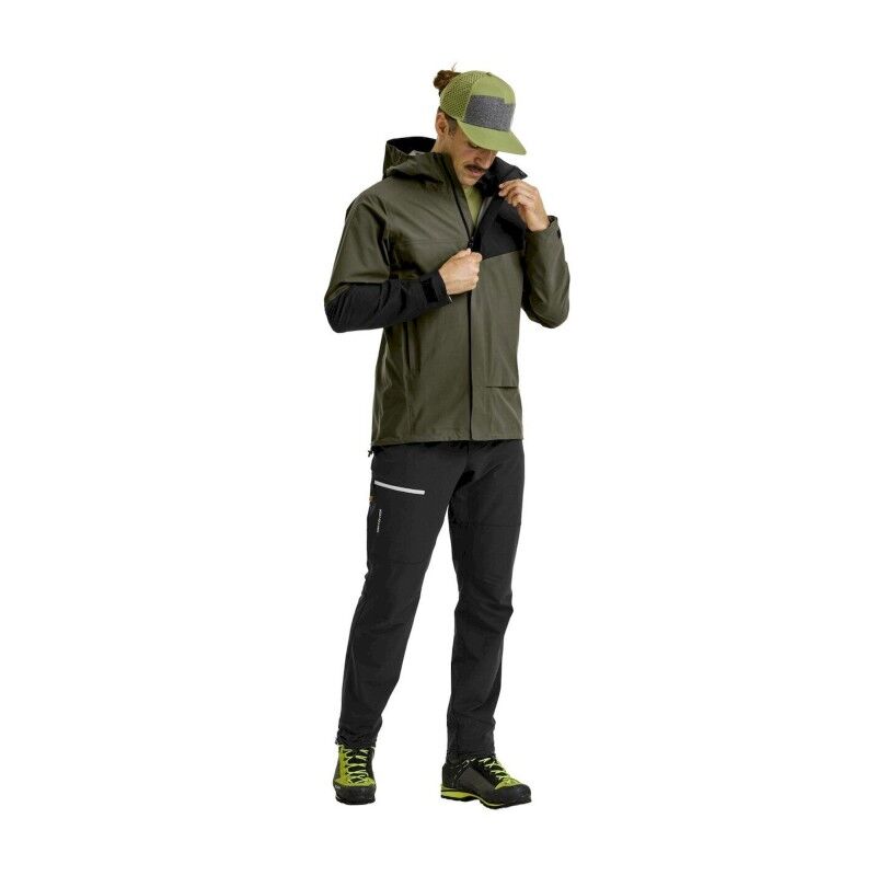 Ortovox Seceda 3L Jacket - Giacca antipioggia - Uomo | Hardloop