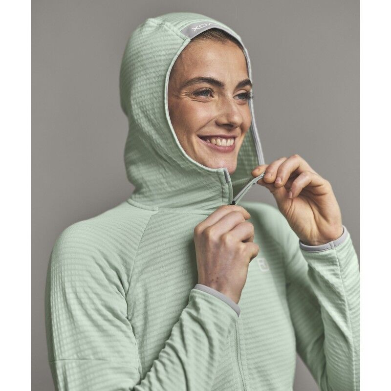 Ortovox Fleece Light Grid Hoody - Merino Fleecetakki - Naiset | Hardloop