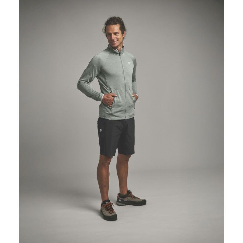 Ortovox Fleece Light Grid Jacket - Merino Fleece jacket - Men's | Hardloop