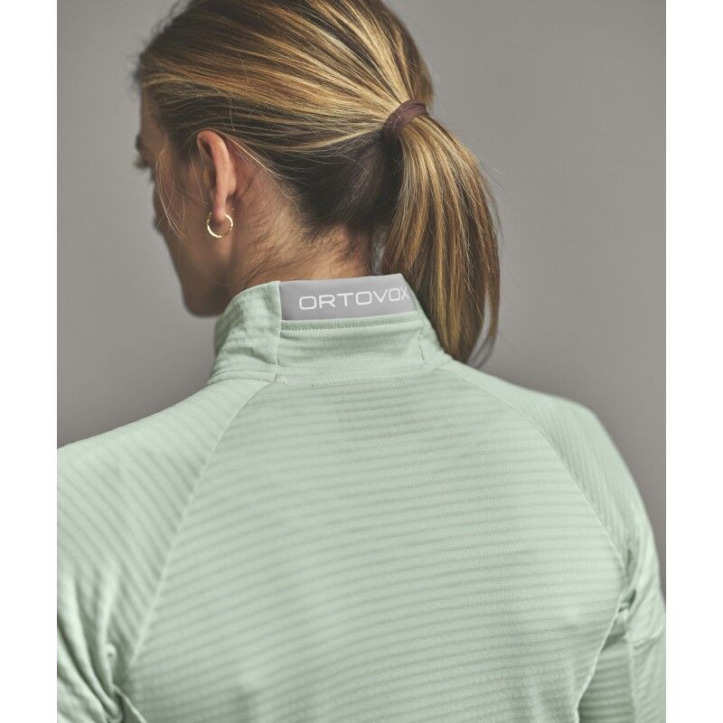 Ortovox Fleece Light Grid Jacket - Merino Fleecejacka - Dam | Hardloop