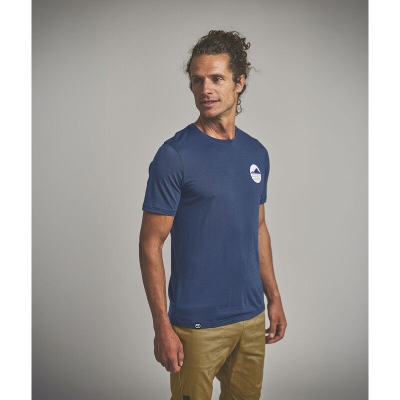 Ortovox 120 Cool Tec Choose Mountain TS - Camiseta de merino - Hombre | Hardloop
