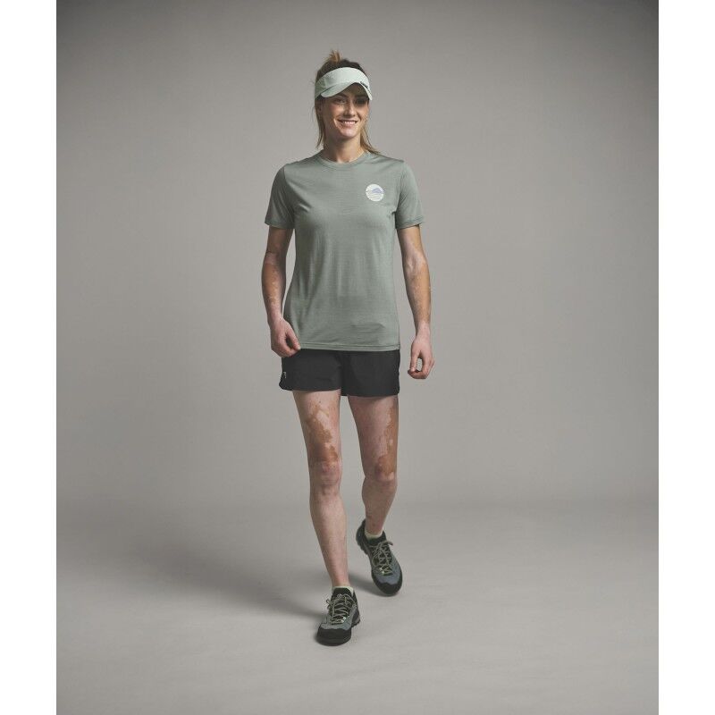 Ortovox 120 Cool Tec Choose Mountain TS - Merinoshirt - Damen | Hardloop