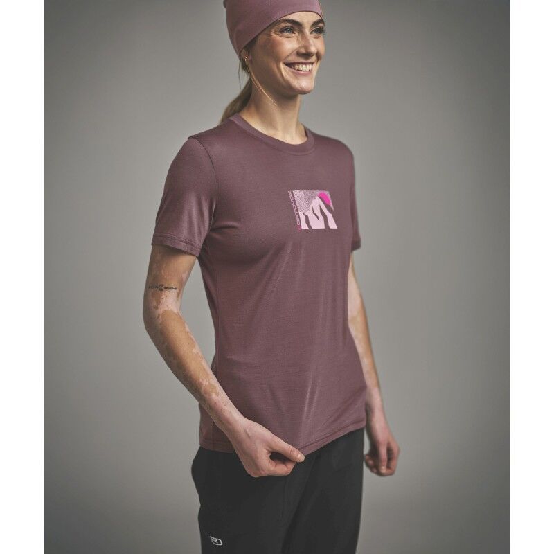 Ortovox 120 Cool Tec Mountain Sun TS - Camiseta Anti-UV - Mujer | Hardloop