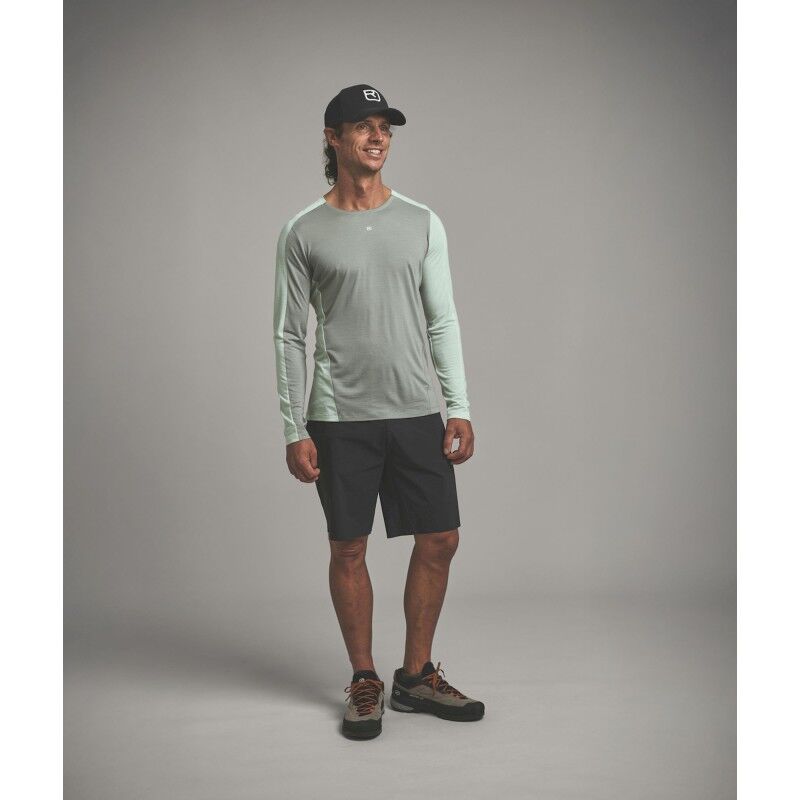 Ortovox 120 Cool Tec Fast Upward LS - Merinoshirt - Herren | Hardloop