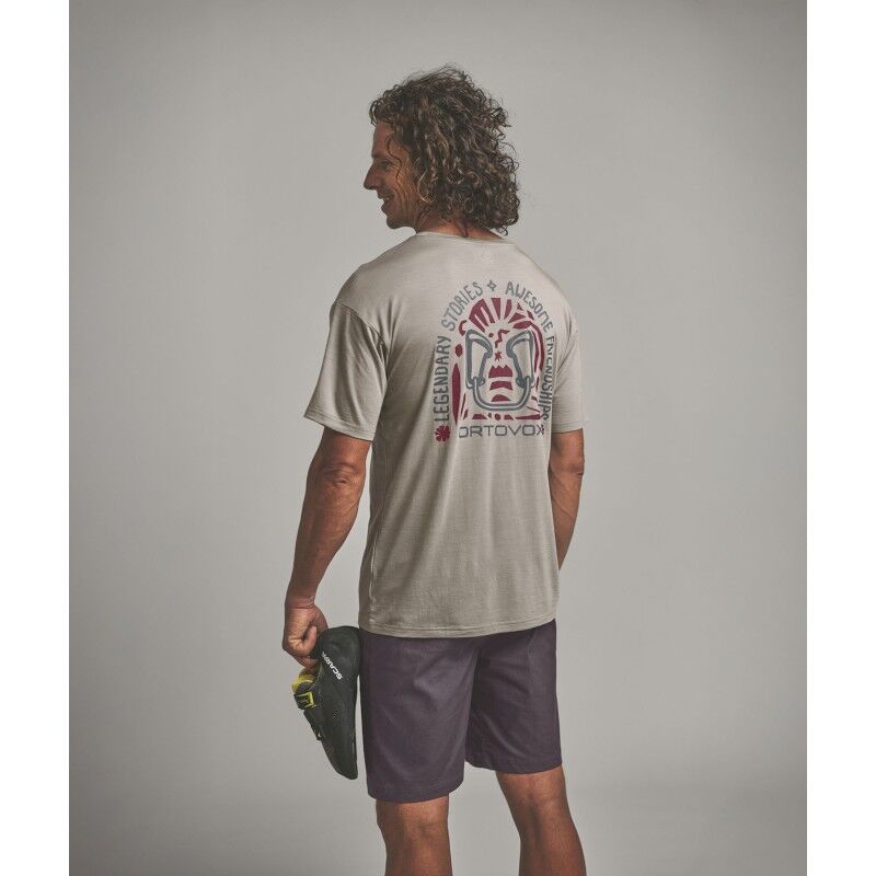 Ortovox 150 Cool Climbing Vibes TS - Koszulka z wełny Merino® męska | Hardloop