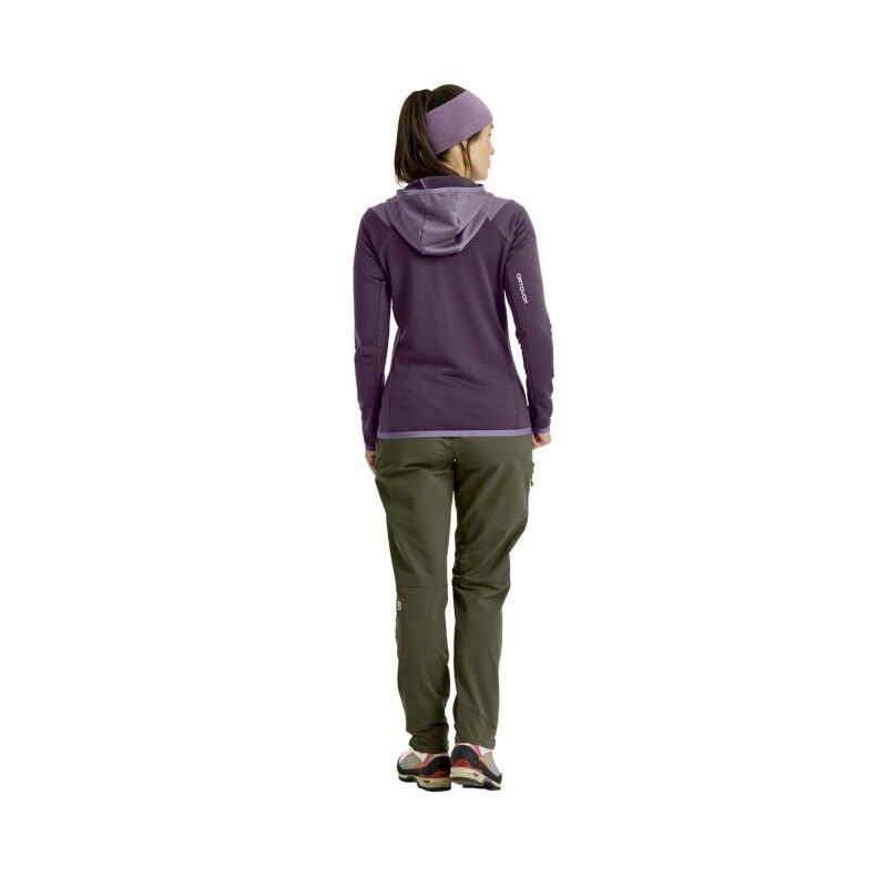 Ortovox Fleece Grid Hoody - Merino Fleecejacke - Damen | Hardloop