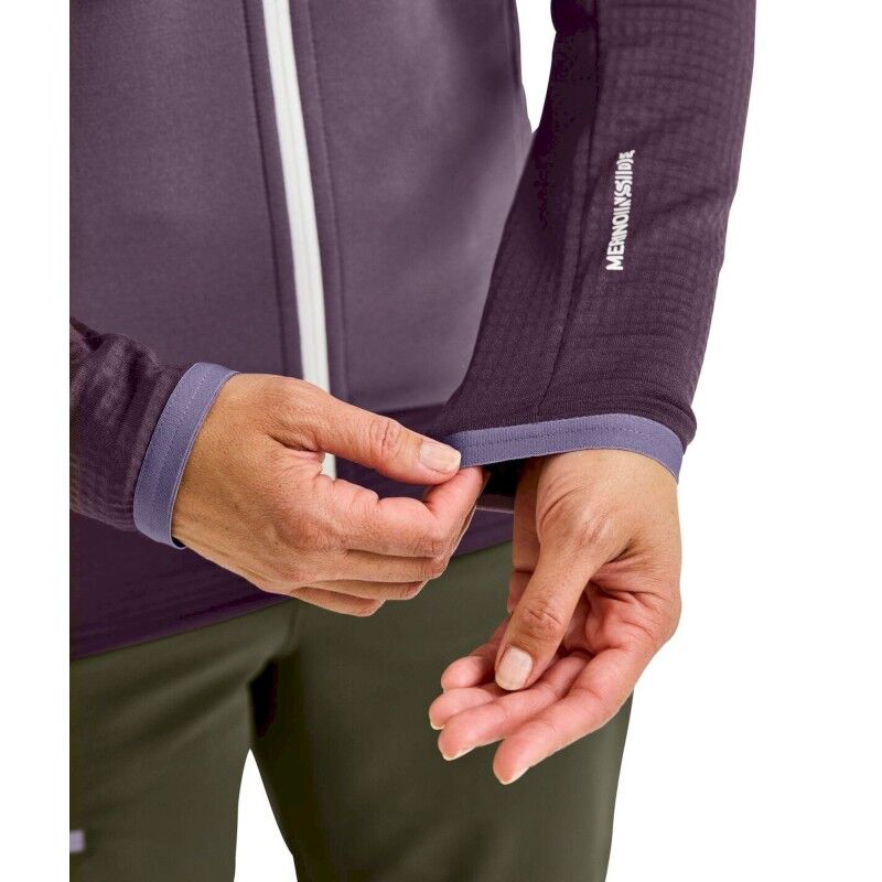 Ortovox Fleece Grid Jacket - Merino Fleecejacke - Damen | Hardloop