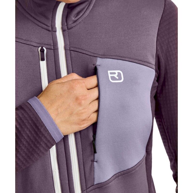 Ortovox Fleece Grid Jacket - Dámská fleesová mikina | Hardloop