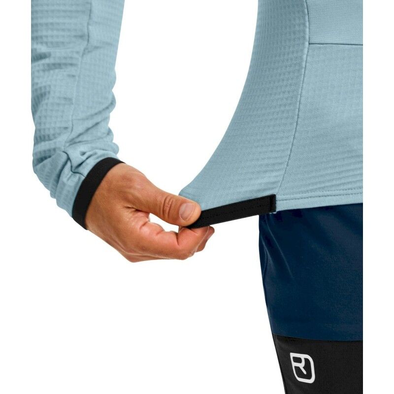 Ortovox Fleece Grid Jacket - Merino Fleecejakke - Herrer | Hardloop
